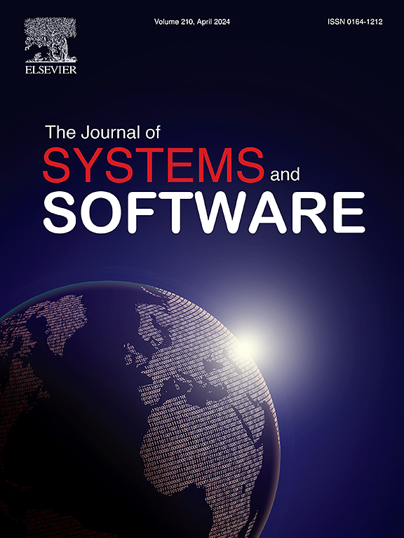 Go to journal home page - Journal of Systems and Software